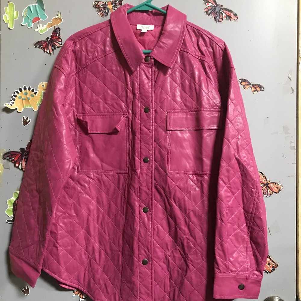 ODDY Pink Quilted Jacket